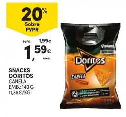 Continente Snacks Doritos Canela promoção