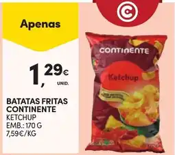 Continente batatas fritas continente ketchup promoção