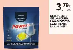 Continente Detergente loção power+ promoção