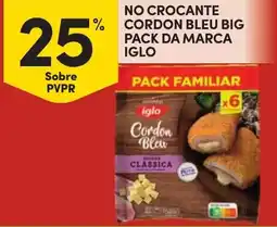 Continente No crocante cordon bleu big pack da marca iglo promoção