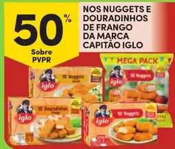 Continente nuggets e douradinhos de frango da marca capitão iglo promoção