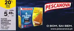 Continente Filetes de pescada panados pescanova c/ limão promoção