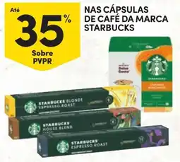 Continente Cápsulas de café starbucks promoção