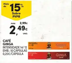 Continente Café ginga promoção