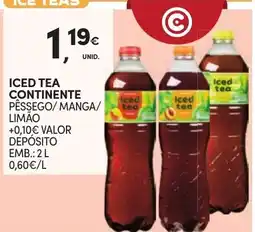 Continente Iced Tea Continente promoção