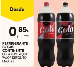Continente Coca-cola cola zero promoção