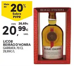 Continente Licor beirão d'honra promoção