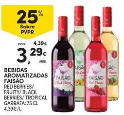Continente Bebidas aromatizadas faisac promoção