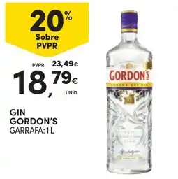Continente Gin gordon's promoção