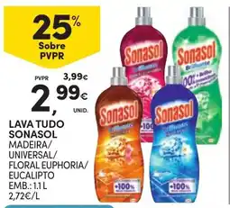 Continente lava tudo sonasol promoção