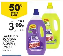 Continente Lava tudo sonasol lavanda/camomila promoção
