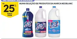 Continente detergentes e lixívas numa seleção de produtos da marca neoblan promoção
