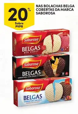 Continente Nas bolachas belga cobertas da marca saborosa promoção