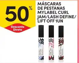 Continente máscaras de pestanas mylabel curl promoção