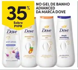 Continente No gel de banho advanced da marca dove promoção