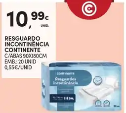 Continente Resguardos incontinência continente promoção