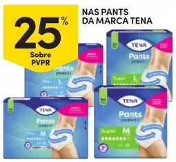 Continente Nas pants da marca tena promoção