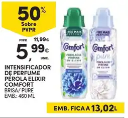 Continente Intensificador de perfume pérola elixir comfort promoção