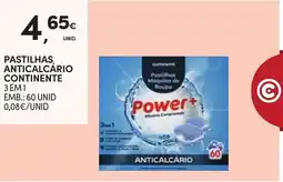 Continente Pastilhas anticalcário continente promoção