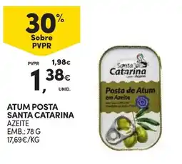 Continente Atum posta santa catarina azeite promoção