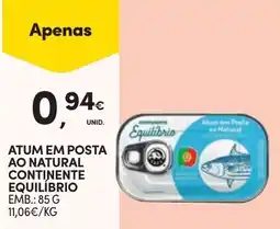 Continente atum em posta ao natural continente equilíbrio promoção