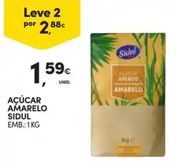 Continente açúcar amarelo sidul promoção