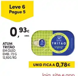 Continente Atum Tritão em óleo promoção