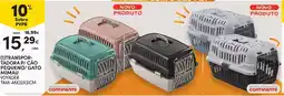 Continente Transportadora p/cão pequeno gato mimau voyager promoção
