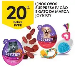 Continente Nos ovos surpresa P/ cão e gato da marca joy&toy promoção