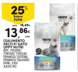 Continente Alimento seco p/ gato uppy nutri promoção