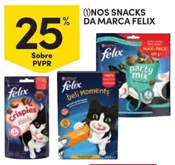 Continente Nos snacks da marca felix promoção