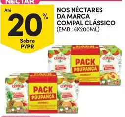 Continente Néctares da marca compal clássico promoção