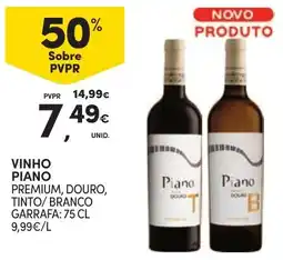 Continente Vinho piano premium, douro, tinto/ branco promoção