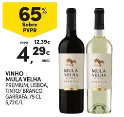 Continente Vinho mula velha promoção