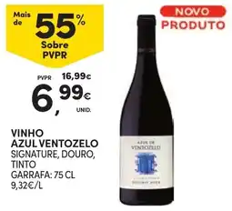 Continente vinho azul ventozelo signature, douro, tinto promoção
