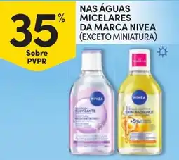 Continente Nas águas micelares da marca nivea promoção
