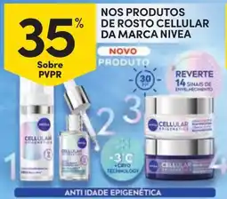 Continente Nos produtos de rosto celular da marca nivea promoção