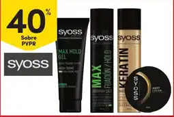 Continente syoss max hold gel promoção