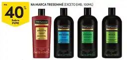 Continente na marca tresemme promoção