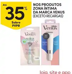 Continente Nossos produtos zona íntima da marca venus promoção