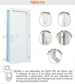 Obramat Porta PVC promoção