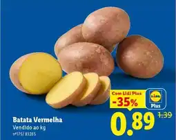 Lidl Batata Vermelha promoção