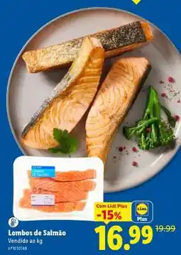 Lidl Lombos de Salmão promoção