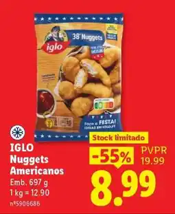 Lidl IGLO Nuggets Americanos promoção