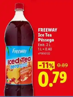 Lidl FREEWAY Ice Tea Pêssego promoção