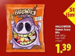 Lidl HALLOWEEN Gomas Scary Mix promoção