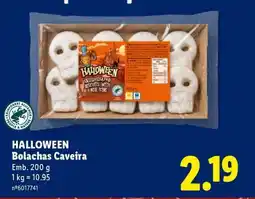 Lidl HALLOWEEN Bolachas Caveira promoção