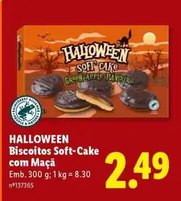 Lidl HALLOWEEN Biscoitos Soft-Cake com Maçã promoção