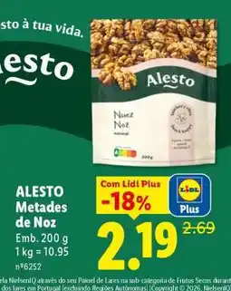 Lidl ALESTO Metades de Noz promoção