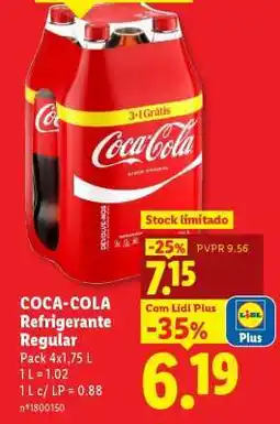 Lidl COCA-COLA Refrigerante Regular promoção
